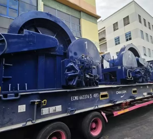 Система измерения веса якорного шпиля компании WTAU успешно поставлена ​​крупной компании по производству палубного оборудования в Юго-Восточной Азии.